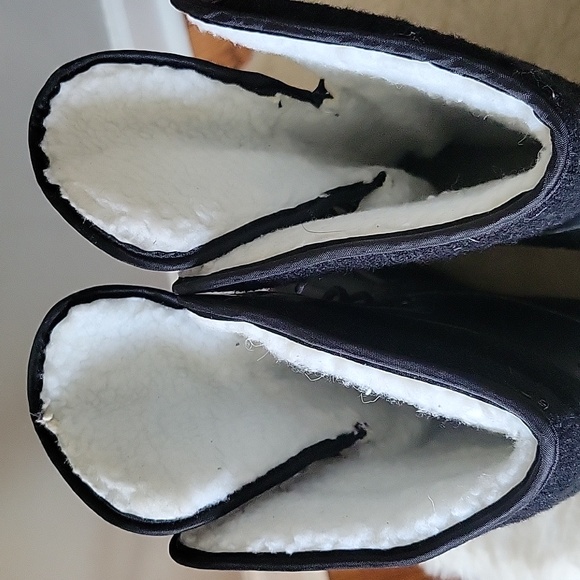 Sociology Women's Size Lace Front Black Swan Boots (10) - Picture 8 of 10